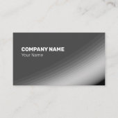 Fijne grijze witte zwarte schaduwen en stralen visitekaartje (Voorkant)