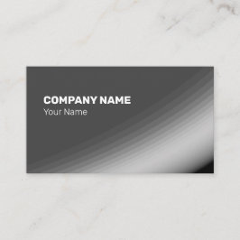 Fijne grijze witte zwarte schaduwen en stralen visitekaartje