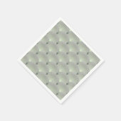 Fijne groen en grijs, kunstdeco. servet (Hoek)