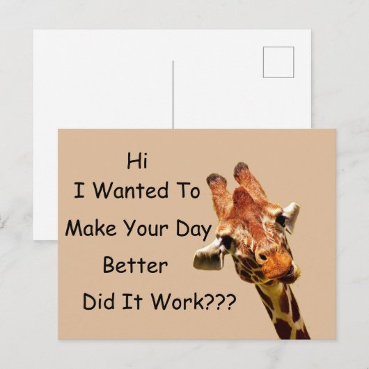 Fijne groeten briefkaart (Voorkant / Achterkant)