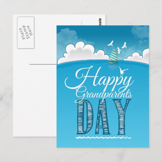Fijne grootouderdag briefkaart (Voorkant / Achterkant)