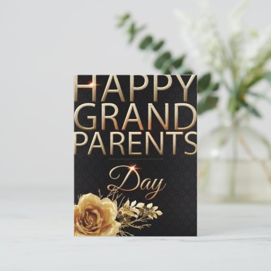 Fijne grootouderdag briefkaart (Staand voorkant)