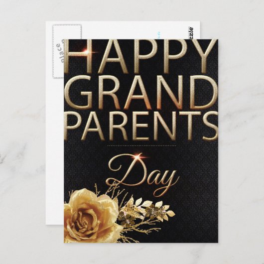 Fijne grootouderdag briefkaart (Voorkant / Achterkant)