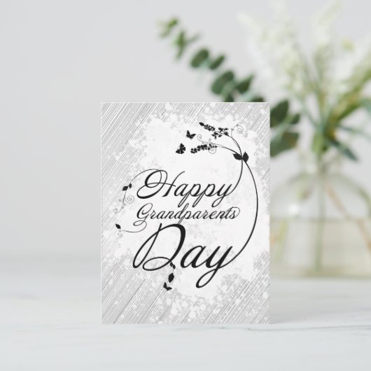 Fijne grootouderdag briefkaart (Staand voorkant)