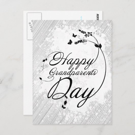Fijne grootouderdag briefkaart (Voorkant / Achterkant)