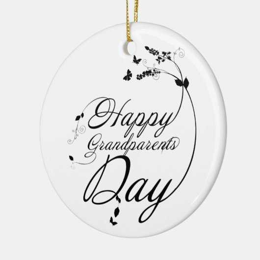 Fijne grootouderdag keramisch ornament (Links)