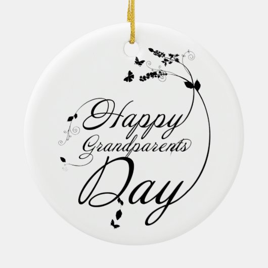 Fijne grootouderdag keramisch ornament (Achterkant)