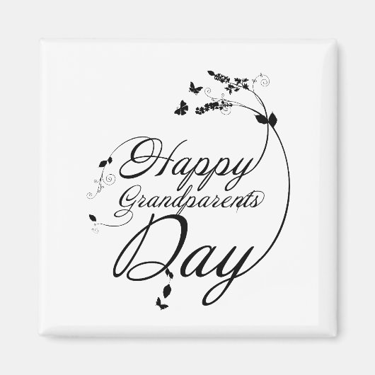 Fijne grootouderdag magneet (Voorkant)