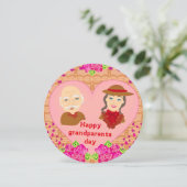 Fijne grootouderdag Uitnodiging (Staand voorkant)