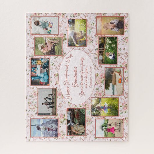 Fijne grootouderdag We houden van grootmoeder Legpuzzel (Verticaal)