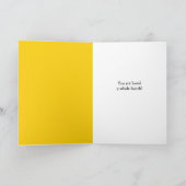 Fijne grootouders Dag Gele Tulieren Feestdagen Kaart (Binnen)