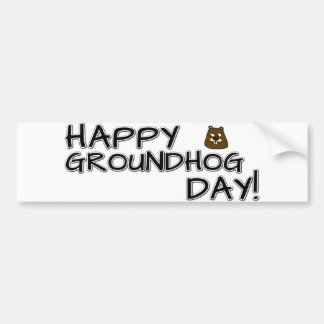 Fijne Groundhog Dag! Bumpersticker