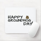 Fijne Groundhog Dag! Muismat (Met muis)