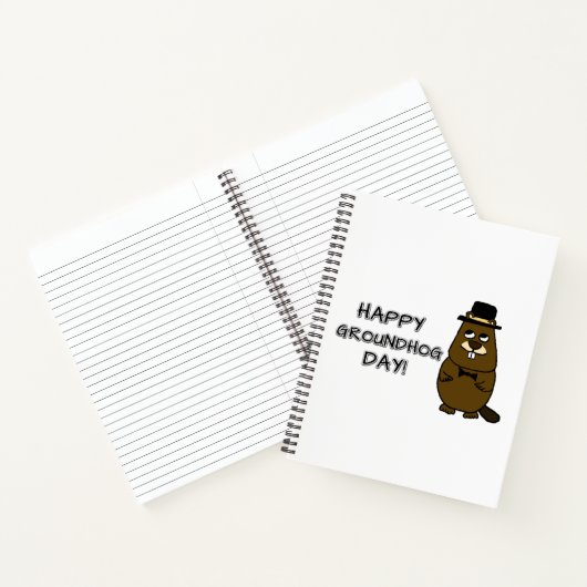 Fijne Groundhog Dag! Notitieboek (Binnen)