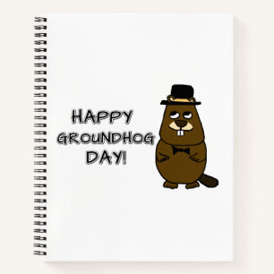 Fijne Groundhog Dag! Notitieboek