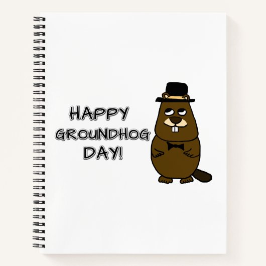 Fijne Groundhog Dag! Notitieboek (Voorkant)