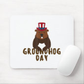 Fijne Groundhog Day Grappige Groundhog Day Muismat (Met muis)