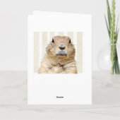 Fijne Groundhog Day voor uw vakantie Kaart (Achterkant)