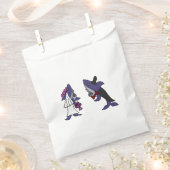 Fijne Haaien Bruid en Bruidegom Trouw Favoriet Zak Bedankzakje (Geknipt)