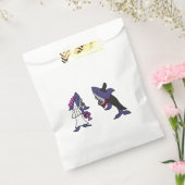 Fijne Haaien Bruid en Bruidegom Trouw Favoriet Zak Bedankzakje (Gezegeld)