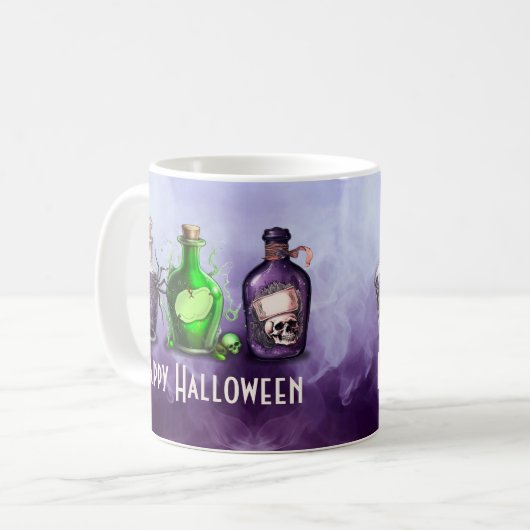 Fijne Halloween Apothekerspot Koffiemok (Voorkant links)