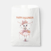 Fijne Halloween | Ballerina Skeleton Favoriete Tas Bedankzakje (Voorkant)