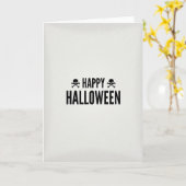 Fijne Halloween Bold Kaart (Gele Bloem)