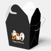 Fijne Halloween Boo Geesten Zwarte Favorieten Doos Bedankdoosjes (Geopend)