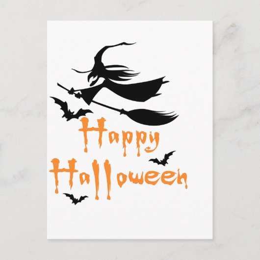 Fijne Halloween Briefkaart (Voorkant)