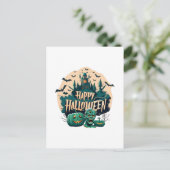 Fijne Halloween Briefkaart (Staand voorkant)