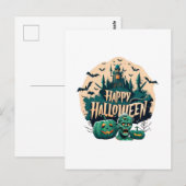 Fijne Halloween Briefkaart (Voorkant / Achterkant)