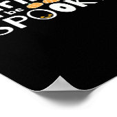 Fijne Halloween Eet Drink En Wees Eng Trendy Poster (Hoek)