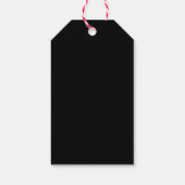 Fijne Halloween-feestbehandeling met spook Cadeaulabel (Achterkant)