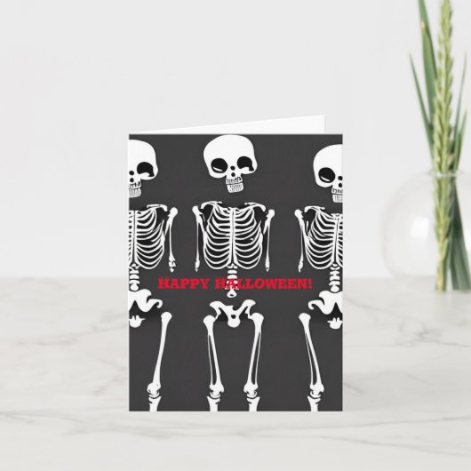 Fijne Halloween! Feestdagen Kaart (Voorkant)