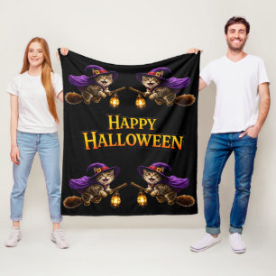 Fijne Halloween fleece deken