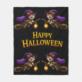 Fijne Halloween fleece deken (Voorkant)