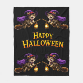 Fijne Halloween fleece deken