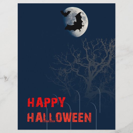 Fijne Halloween Flyer (Voorkant)