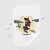 Fijne Halloween. Golfhanddoek (Insitu)