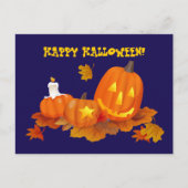 Fijne Halloween! Grappige Jack O'Lanterns Briefkaart (Voorkant)