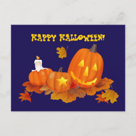Fijne Halloween! Grappige Jack O'Lanterns Briefkaart