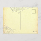 Fijne Halloween | griezelige clown Briefkaart (Achterkant)