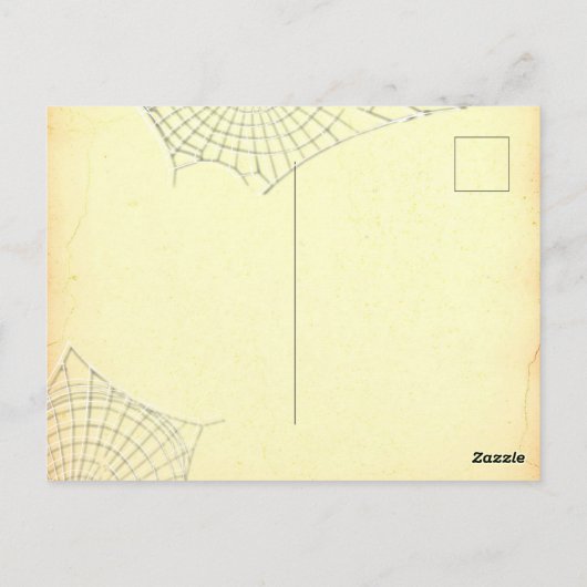 Fijne Halloween | griezelige clown Briefkaart (Achterkant)