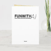 Fijne Halloween | griezelige clown Kaart (Achterkant)