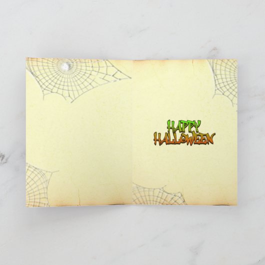 Fijne Halloween | griezelige clown Kaart (Binnen)