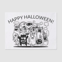FIJNE HALLOWEEN! HAPPY MONSTERS Tissue Paper Tissuepapier