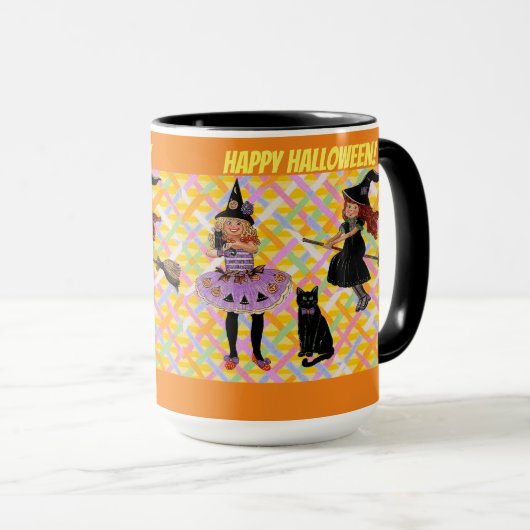 Fijne Halloween! Heksen Mok! Mok (Voorkant rechts)