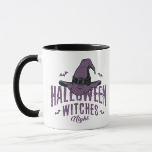 Fijne Halloween Heksen Nacht Mok – Heksenhoed 