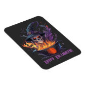 Fijne Halloween! Heksen schedel Magneet (Rechterzijde)