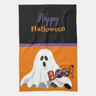 Fijne Halloween Huisdecoratie Theedoek